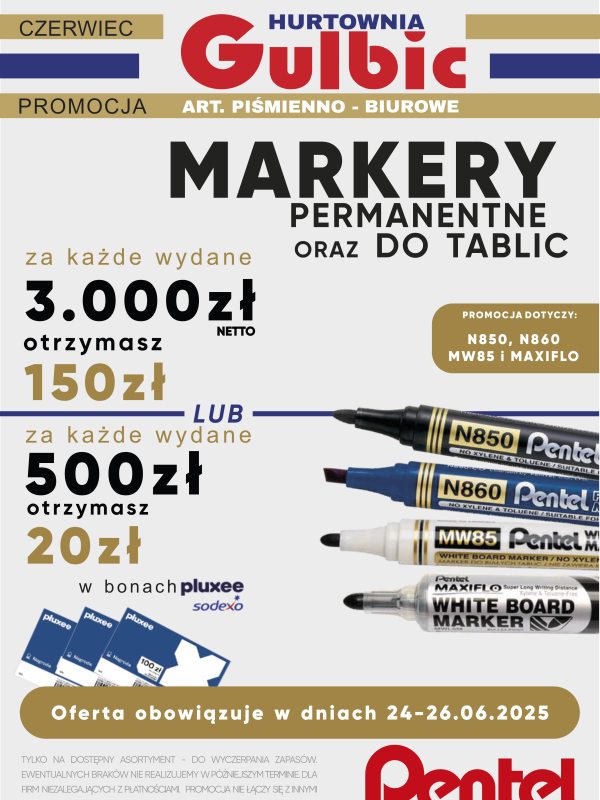 Promocja-czerwiec-markery Gulbic